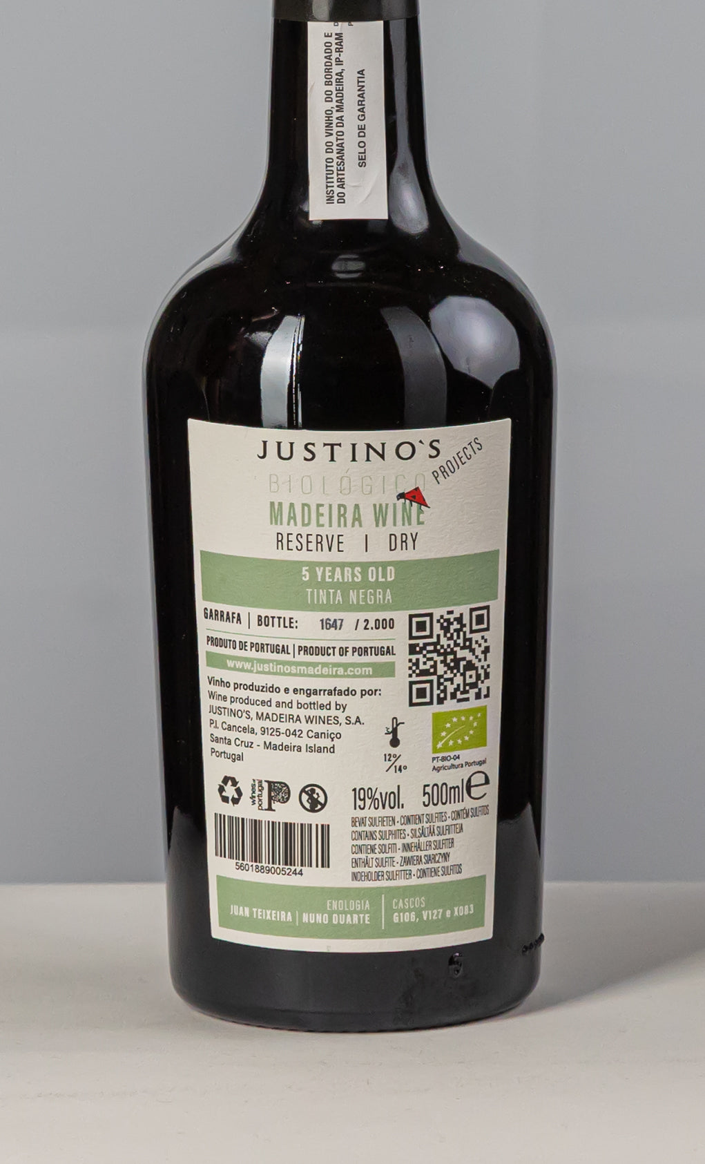 Justinos Madeira Wine Dry 5Years