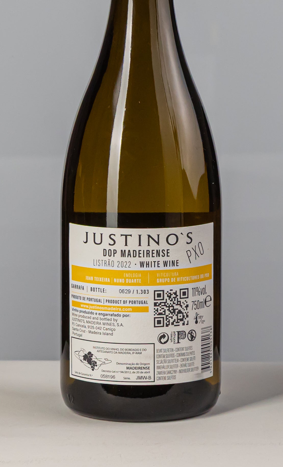 Justino  Porto Santo Listrão Biológico (75cl)