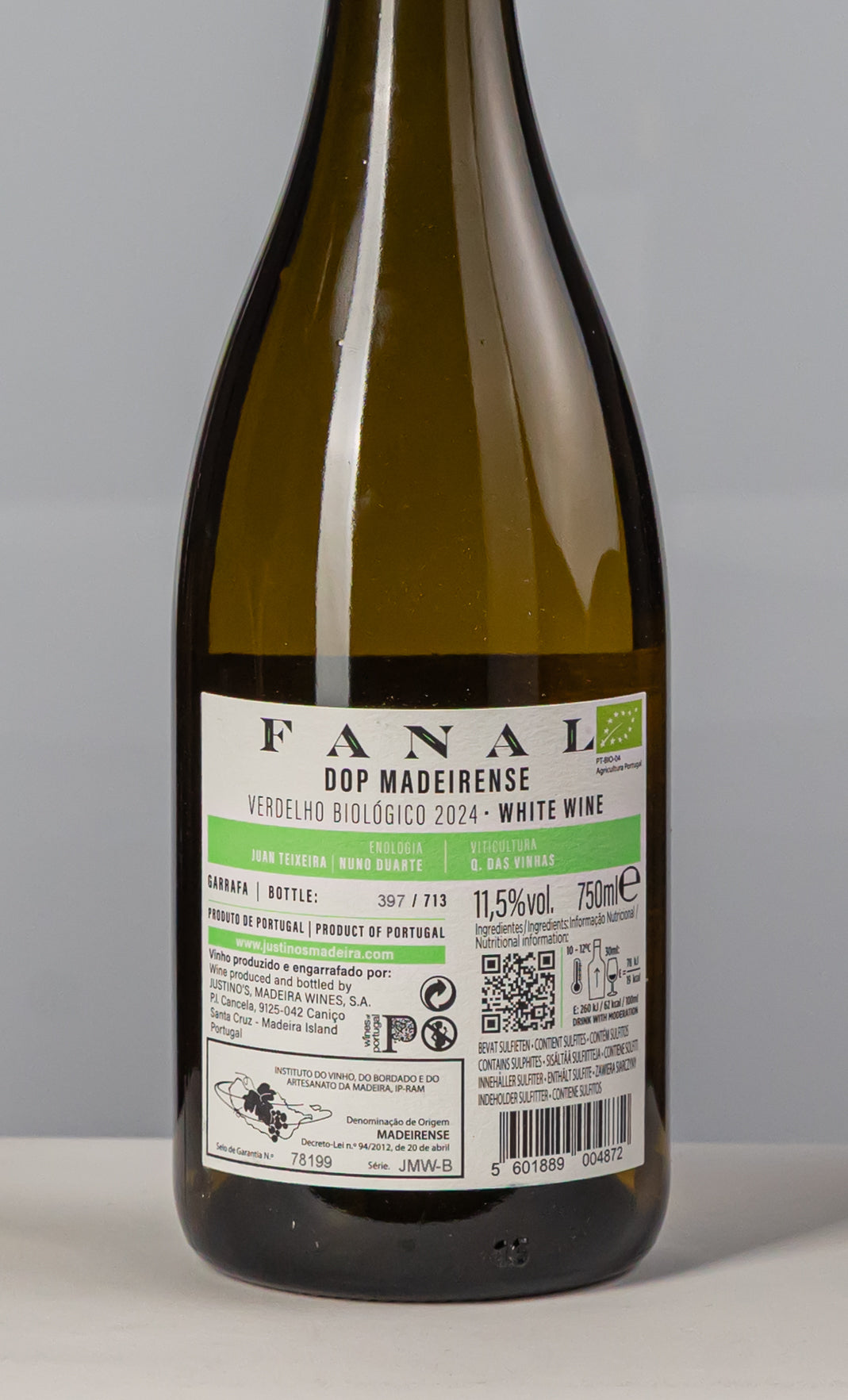 Justino's Wine Fanal  (75cl)